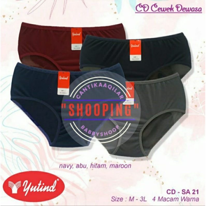 CD Yutind SA 21 Midi -warna gelap/3pcs