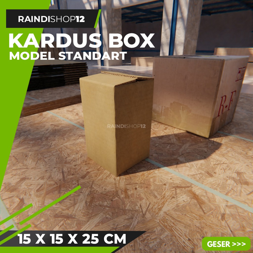 

BOX 15 X 15 X 25 CM KARDUS KOTAK KEMASAN PACKAGING KADO POLOS