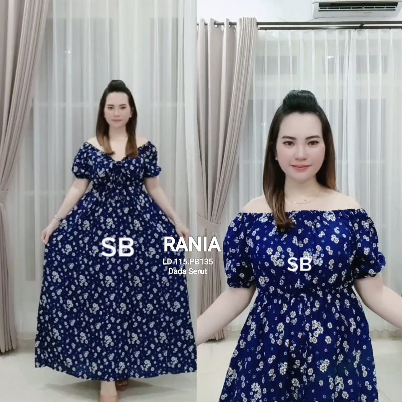 dress bali serut  dada Kasandra long RANIA _ dress sabrina