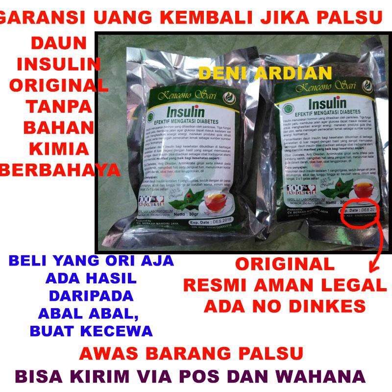 (TEH INSULIN) Obat Diabet/Obat Diabetes/Obat Herbal Diabetes Daun Insulin