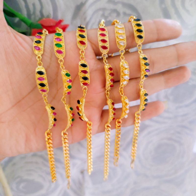 Gelang padi bali Rantai xuping