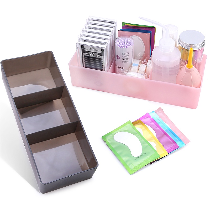 Kotak Penyimpanan Alat Bulu Mata Kapasitas Besar Untuk Eyelash Extension Tweezer Case Kosmetik Makeup Tools Storage Box Aksesoris Bulu Mata