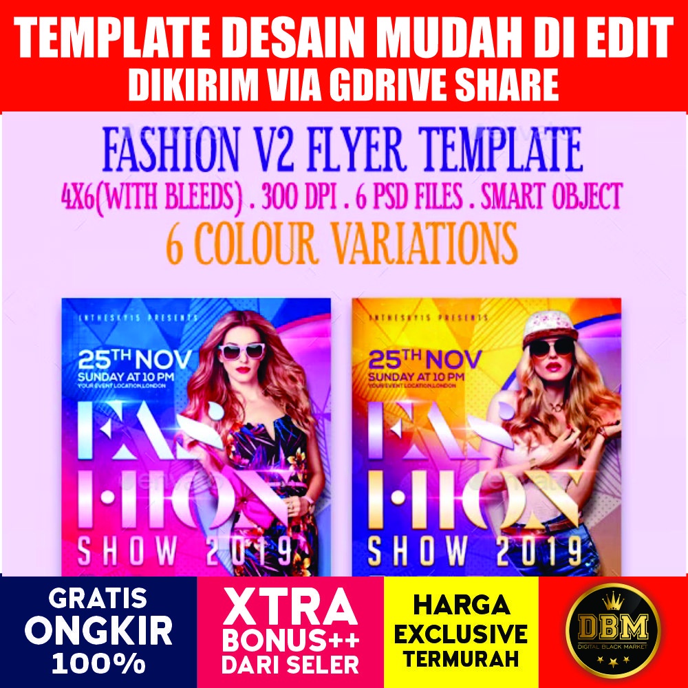 Fashion V2 Flyer Template - Photoshop