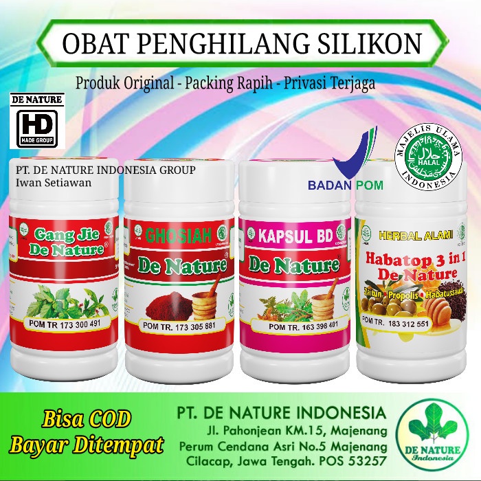 Obat apotik hilangkan cairan suntik silikon alat vital pria manjur tanpa operasi