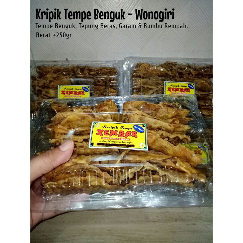 Kripik Keripik Tempe Benguk asli Wonogiri