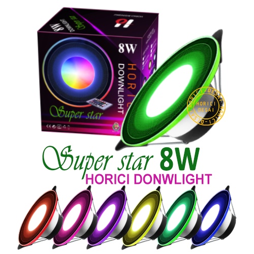 Merek Horici 8W Downlight Banyak Jenis Perubahan Warna / Panel Led / Lampu Plafon