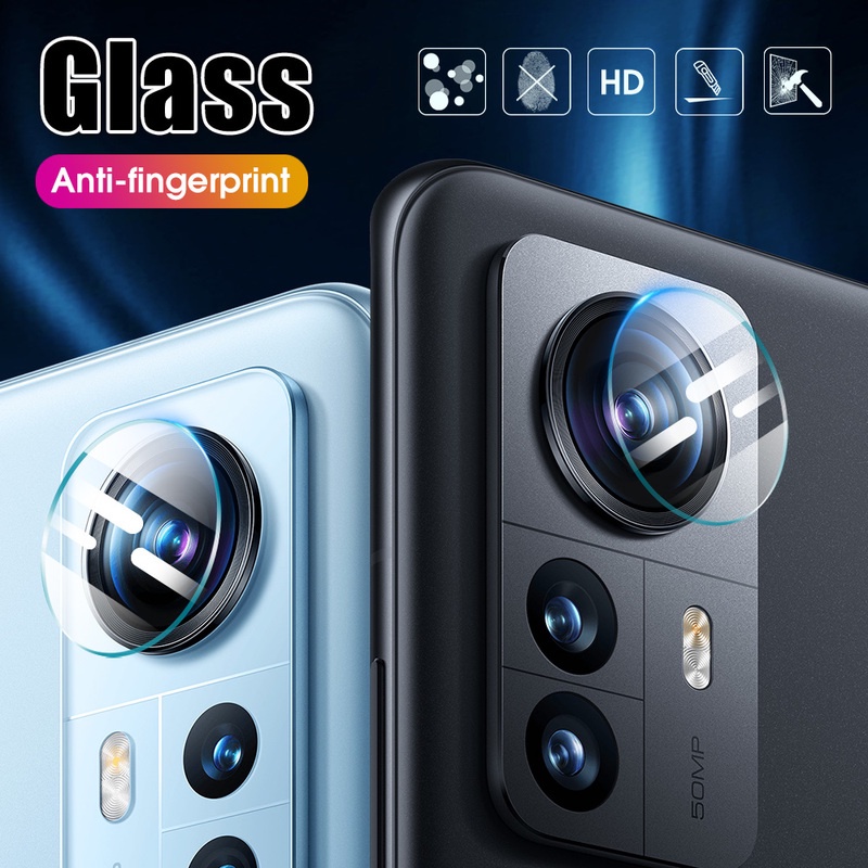 Tempered Glass Pelindung Lensa Kamera Smartphone Anti Gores Untuk Xiaomi 12 / 12X / 12Pro