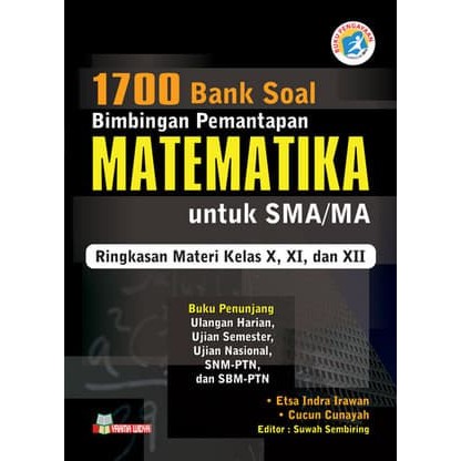 Buku 1700 Bank Soal Bimtap Matematika untuk SMA