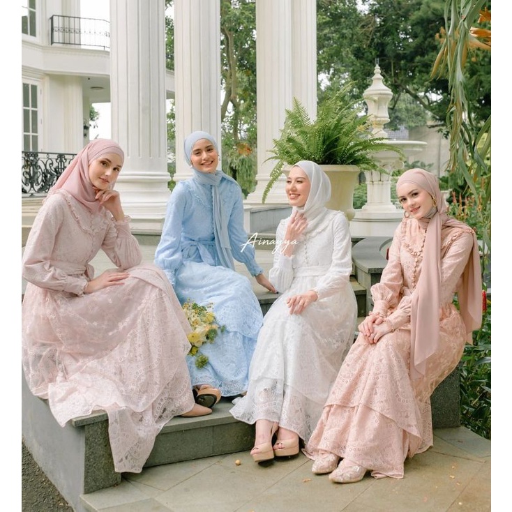 NADJA DRESS - BY AINAYYA (WHITE)