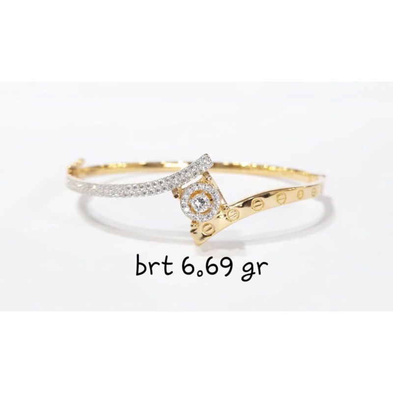 Gelang ubs fashion emas asli kadar 375 cartier