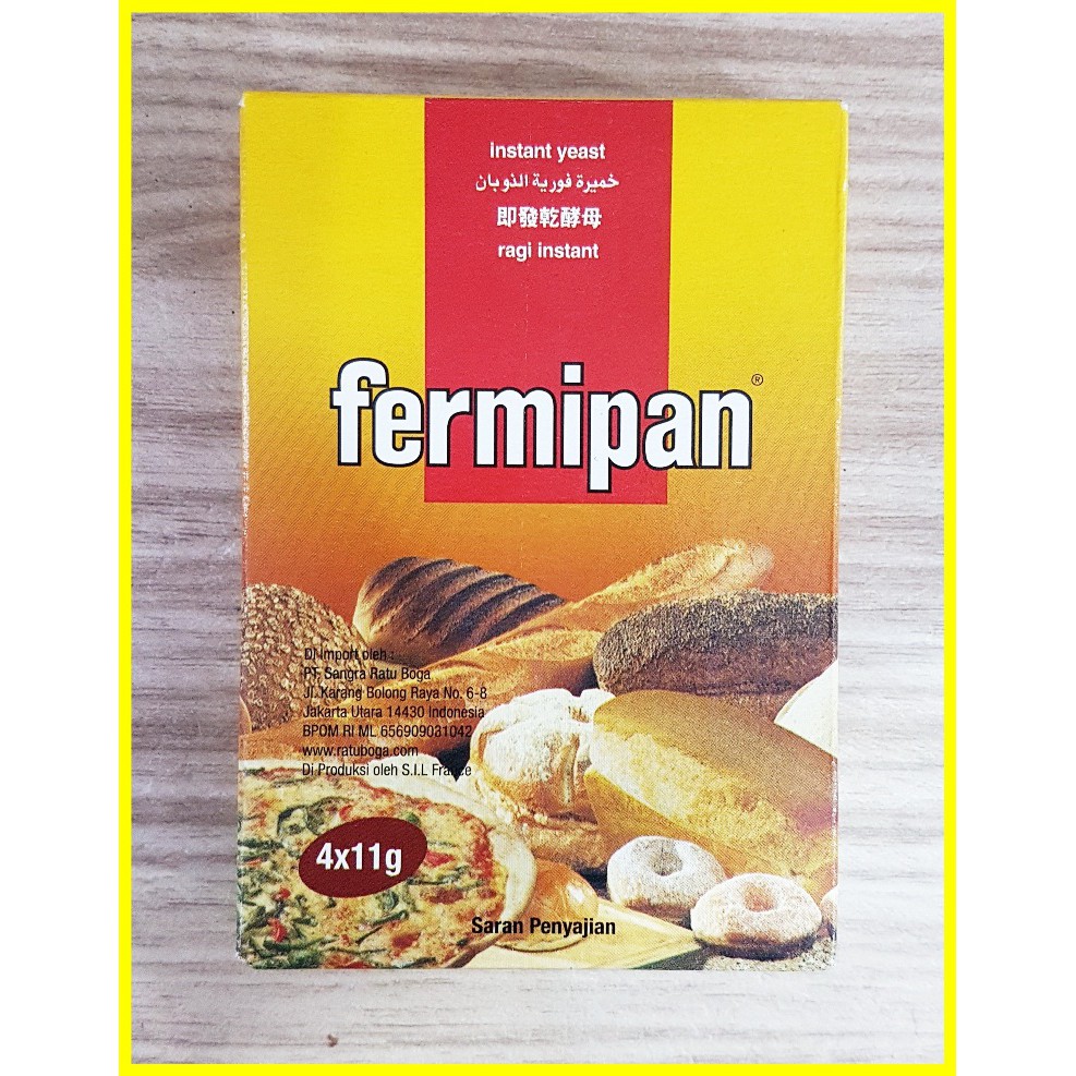 

Ragi Instan Fermipan 4x11 gr