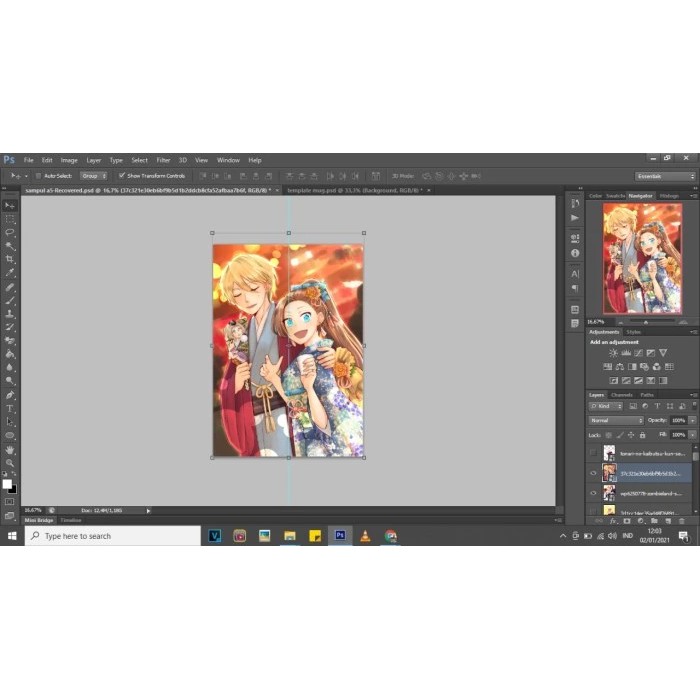 

Buku Tulis Anime Bakarina Bisa Custom - polos