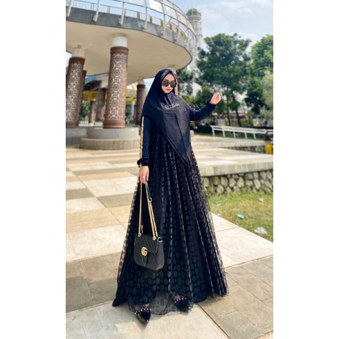 gamis syar'i mewah,Marwah syar'i,gamis mewah,gamis pesta