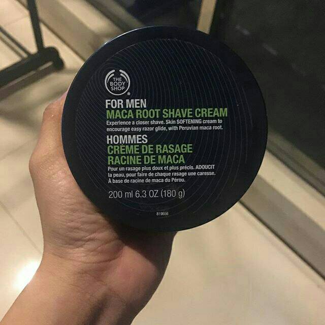 Body Shop Maca Root Shave Cream 200Ml Harga