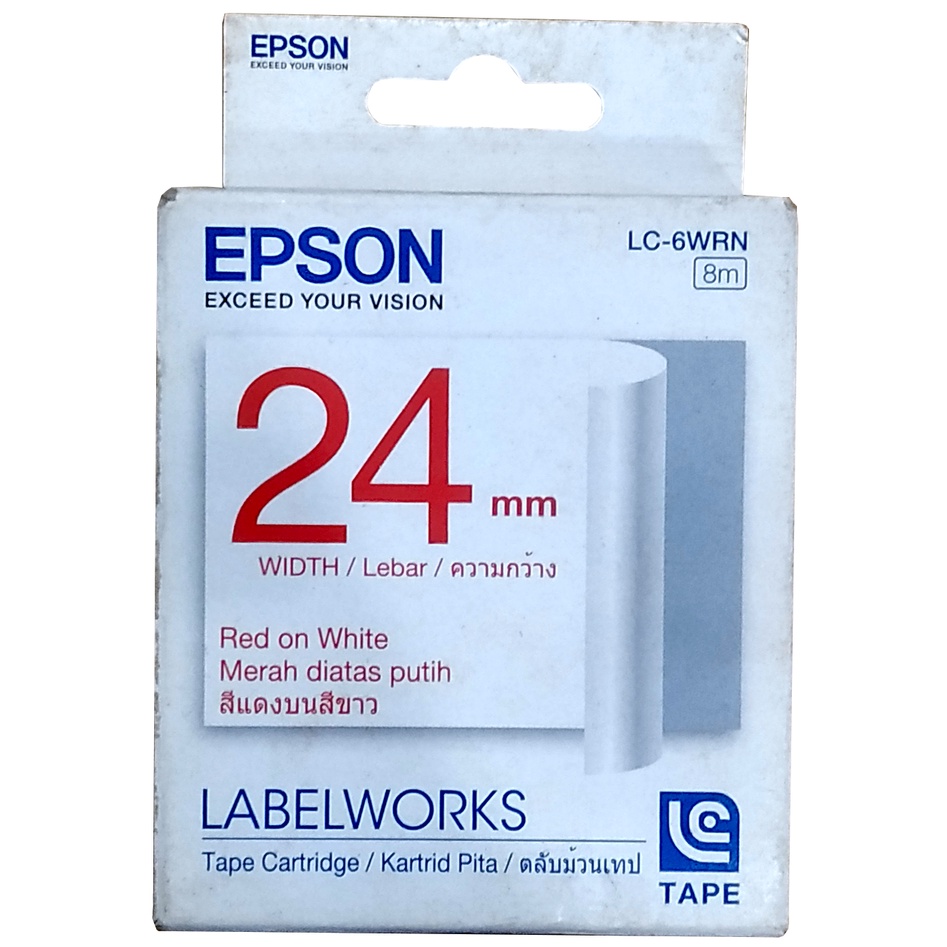 EPSON LABEL 24mm LABELWORKS TAPE CATRIDGE  LW900 LC6W