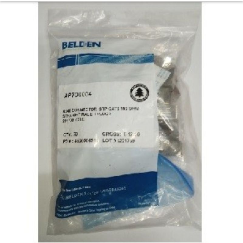 Belden Connector Stp Cat 6 Metal Original STP FTP RJ45 CAT