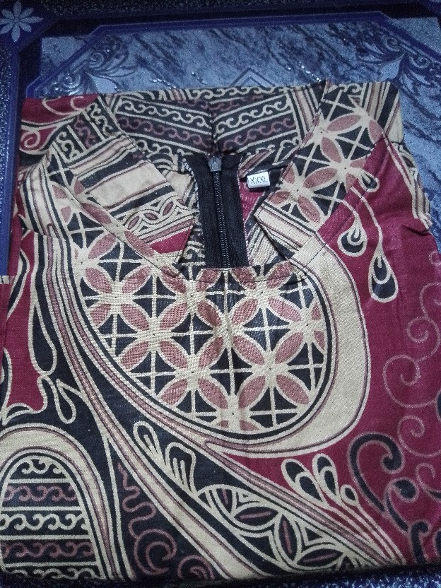 (bayar Dirumah)tunik Batik  Shibori Jumputan Terbariu Size S_3l  /hrb026 Yelbor