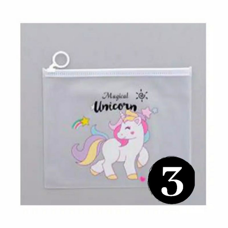 Kasimurah.10 | Tempat Pensil Pvc / Tempat Pensil Unicorn Panther / Tempat Kosmetik /Tempat Kosmetik-3