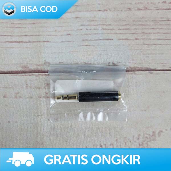 CONVERTER AUX CABLE AUDIO GOLD PLATE KABEL TPU 4 POLE JACK 16 CM 3.5MM
