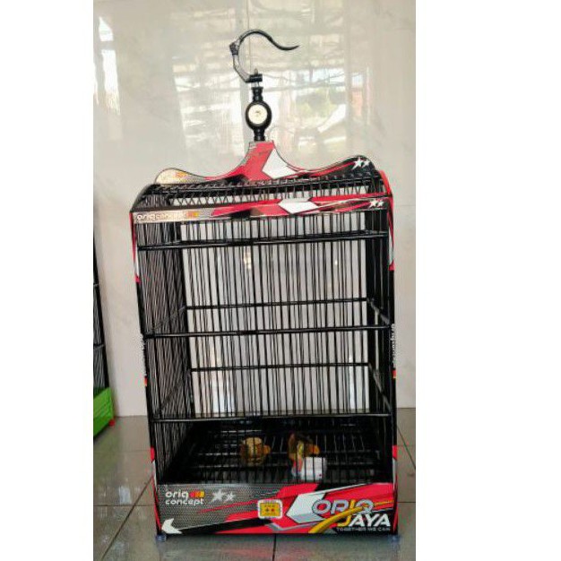 Kandang Burung Kotak Oriq Jaya Decall/Concept Spesial Edition Moto GP No.1