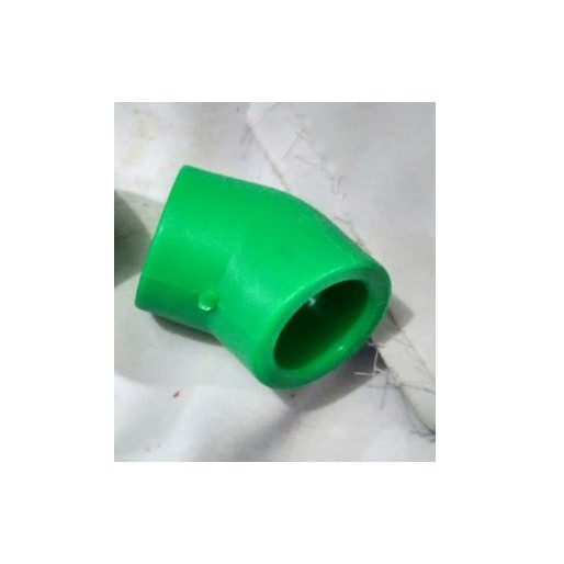 KNIE POLOS PPR 1 1/4 INCH 45 DERAJAT SAMBUNGAN PIPA AIR PANAS DINGIN ELBOW 45 DERAJAT PPR TERLARIS