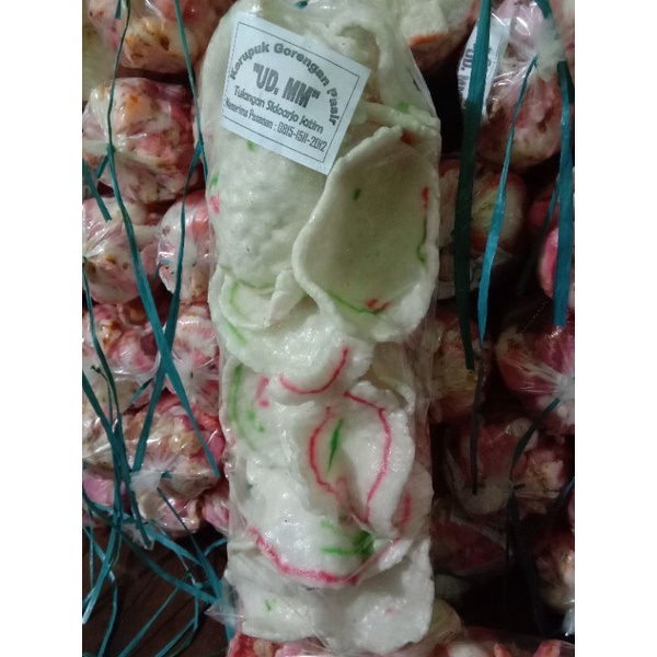 

Krupuk Pasir polet merah hijau