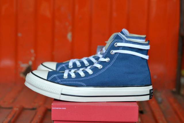 TERBARU!! SEPATU CONVERSE 70S HIGH BLUE WHITE EGRET (for man&amp;women)