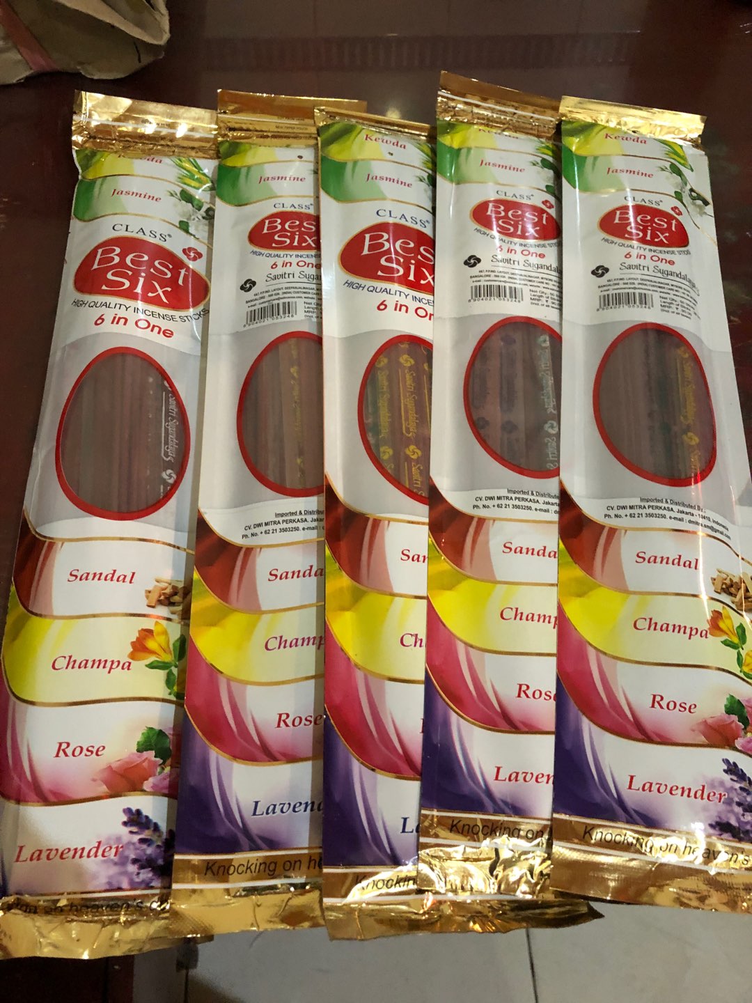 Hio Dupa Stik Aromaterapi Savitri Class Best Six 6 Aroma Incense Sticks