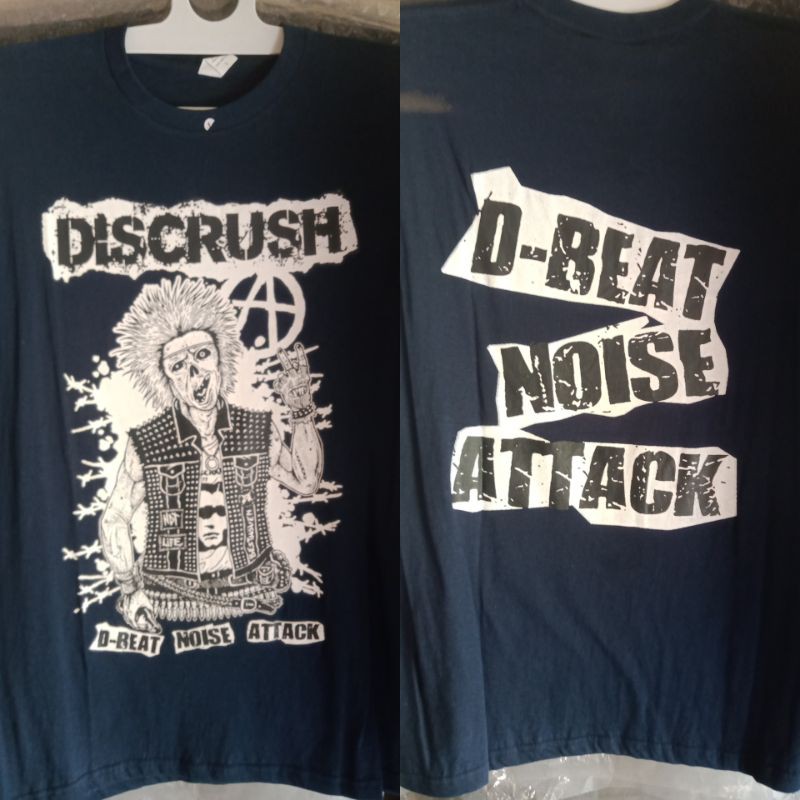 KAOS PUNK (DISCRUSH) KAOS BAND PUNK MURAH KAOS LOKAL
