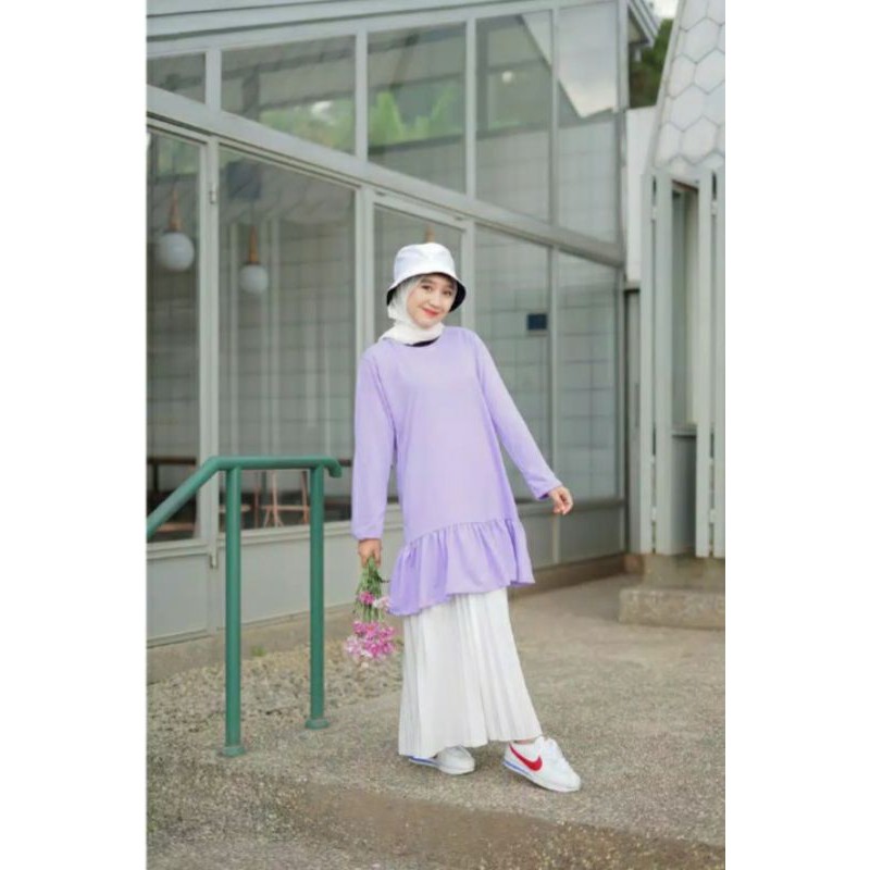 Tunik Kaos Mybamus Ungu / Lilac / Lavender / Violet / Purple