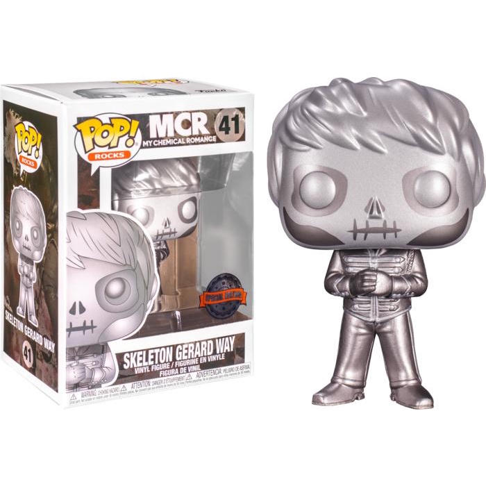 Funko Pop Exclusive Rocks - My Chemical Romance - Skeleton Gerard Way