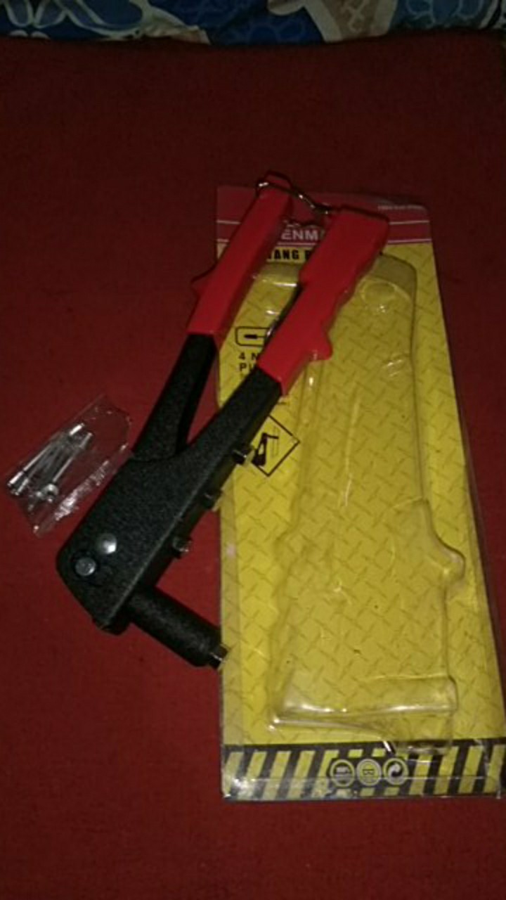 Promo Hand Riveter Tang Rivet Ripet Tembak Kenmaster Plus Mata Rivet 10 Pcs Termurah Berkualitas