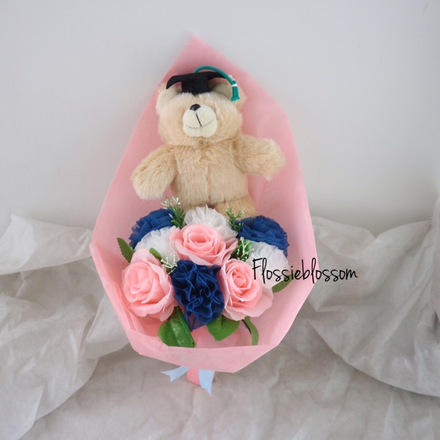 Buket bunga boneka beruang
