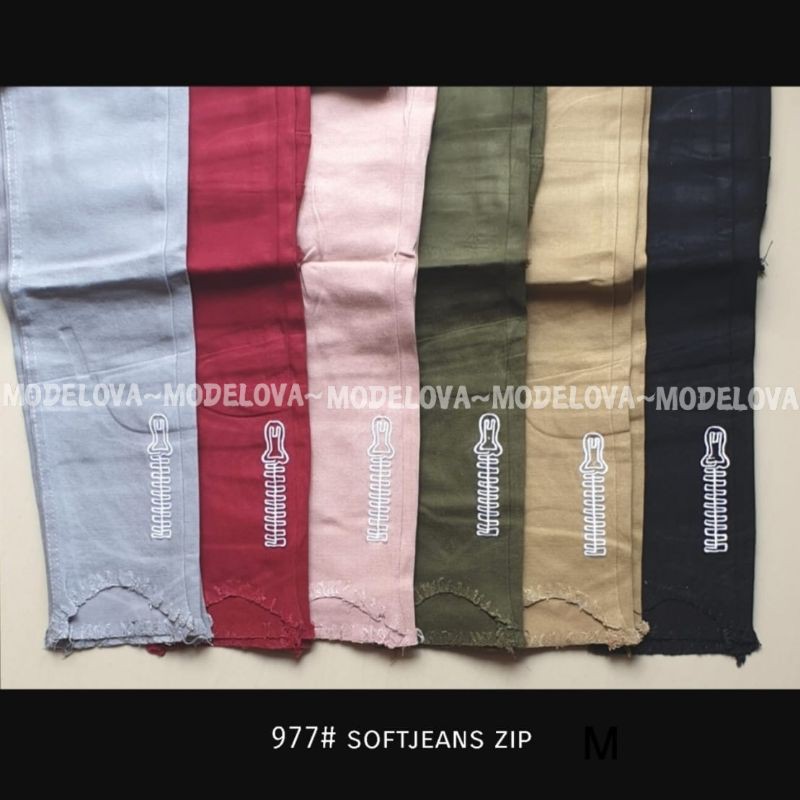 MDLV ~ BM 977 SOFTJEANS FISHBONE // CELANA JEANS CEWEK // FASHION WANITA IMPORT