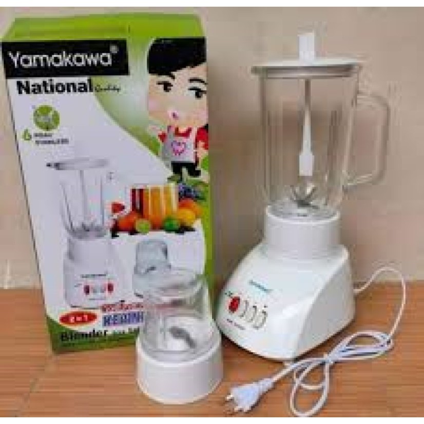 Blender National Quality Kaca 2 IN 1 Kapasitas 1 Liter