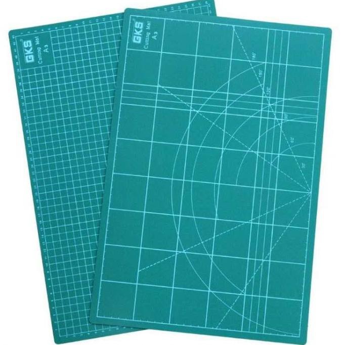 

Cutting Mat Pad A3 Papan Alas Potong Cutter Work Green 45X30 Cm Gks Efgad774