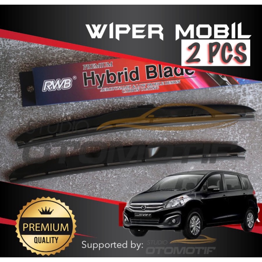 WIPER MAZDA VX1 2013-2017 RWB GRAPHITE / WIPER RWB MAZDA VX1 2 PCS