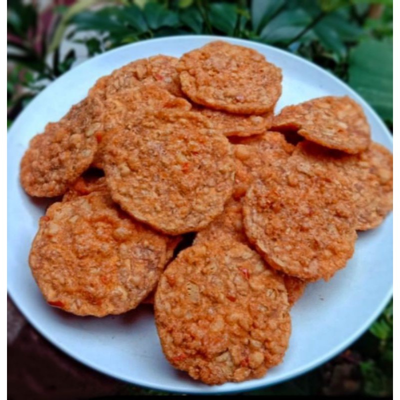 

cemilan kripik tempe goreng khas Bandung 500g