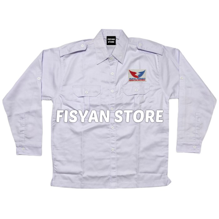 Kemeja Partai Perindo | Kemeja Lapangan Lengan Panjang