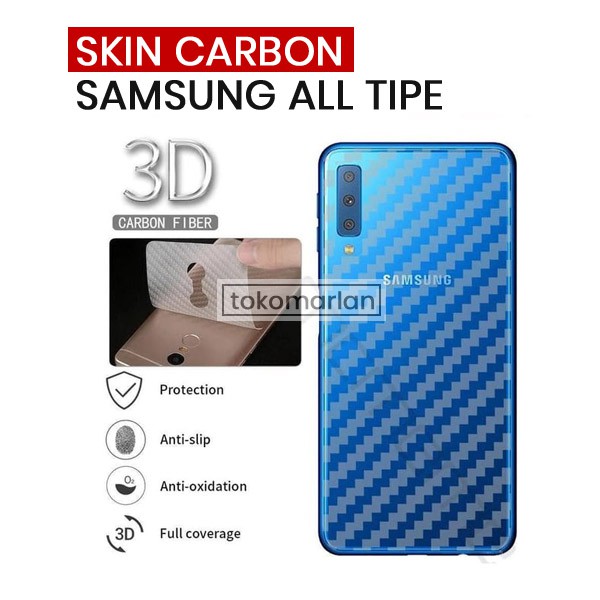 PREMIUM Skin Carbon Back Screen Samsung Galaxy A01 A11 M11 A10S A10 A30 A31 A50 A51 M31 A21S M21-0