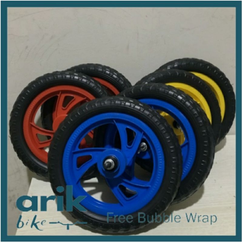 Roda Ban Sepeda Plastik Busa Mati UNITED 12 Inch
