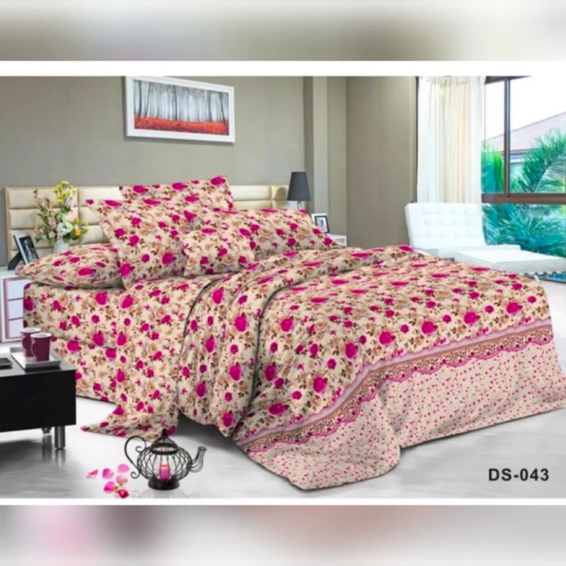 BISA COD | SPREI MOTIF SHABBY | SPREY NOVITA BAHAN SEPERTI BONITA | SREI HOMEMADE PREMIUM MURAH