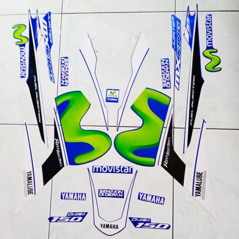 striping stiker mx king movistar