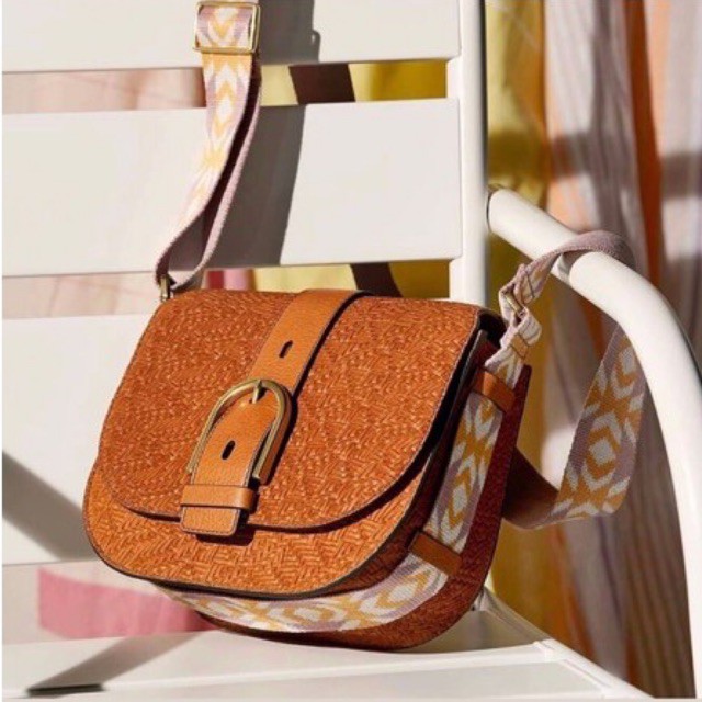 Tas Fssl Wiley Saddle Crossbody Tan