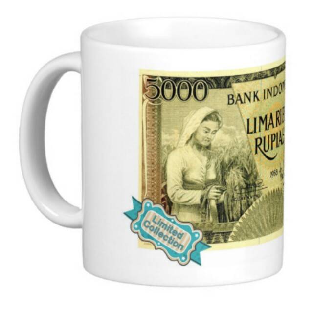 Mug Keramik Cetak Uang Kuno - 05