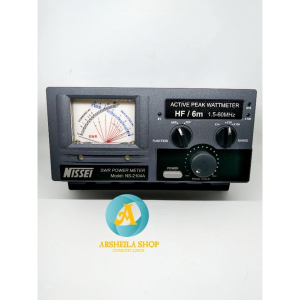 Swr watt meter power meter nissei ns 2104a original murah