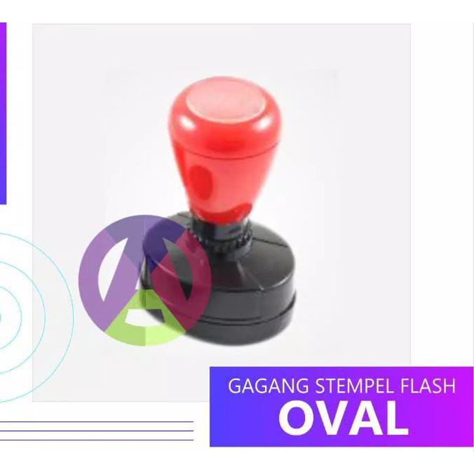 

Gagang Stempel Flash Oval