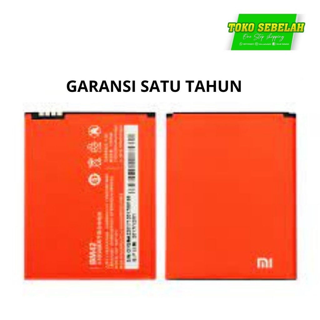 BATERAI BATTERY XIAOMI Baterai Xiaomi BM42 Bat Redmi Note 1 ORIGINAL GARANSI SATU TAHUN