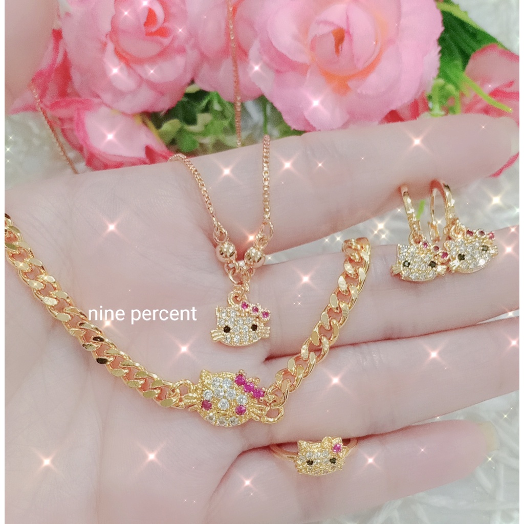 SET PERHIASAN ANAK/SET AKSESORIS ANAK/PERHIASAN FASHION/KALUNG/GELANG/CINCIN/ANTING