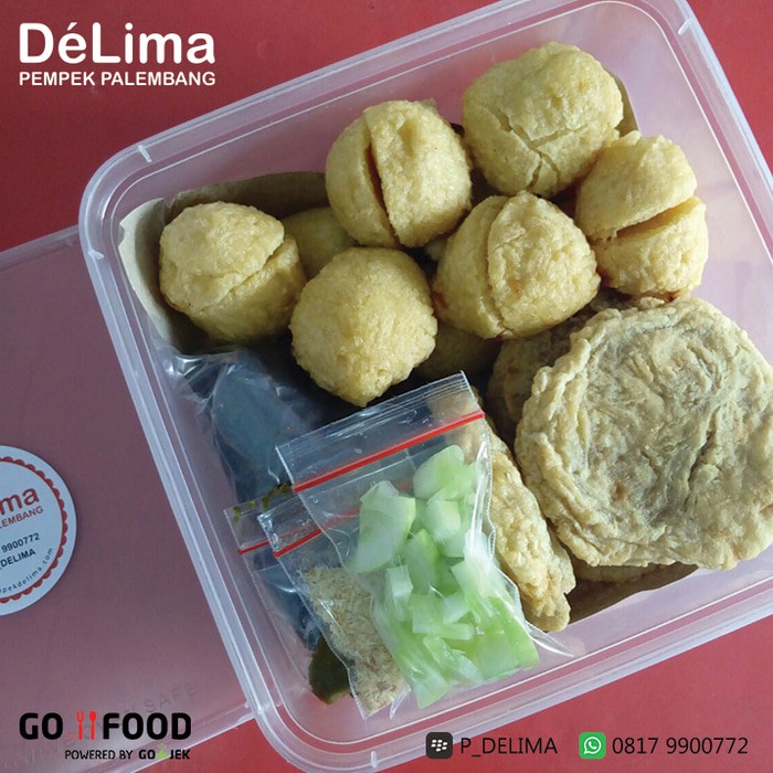 

Pempek Delima Paket Frozen/Beku : 10 Adaan + 5 Kulit